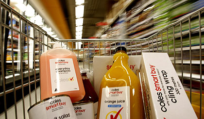 The financial downturn has seen a jump in the popularity of home brand supermarket products.