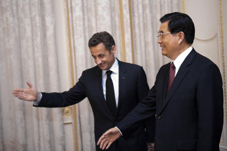 Paris to extend warm invitation to President Hu