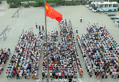 10.2 million students attend college entrance exam